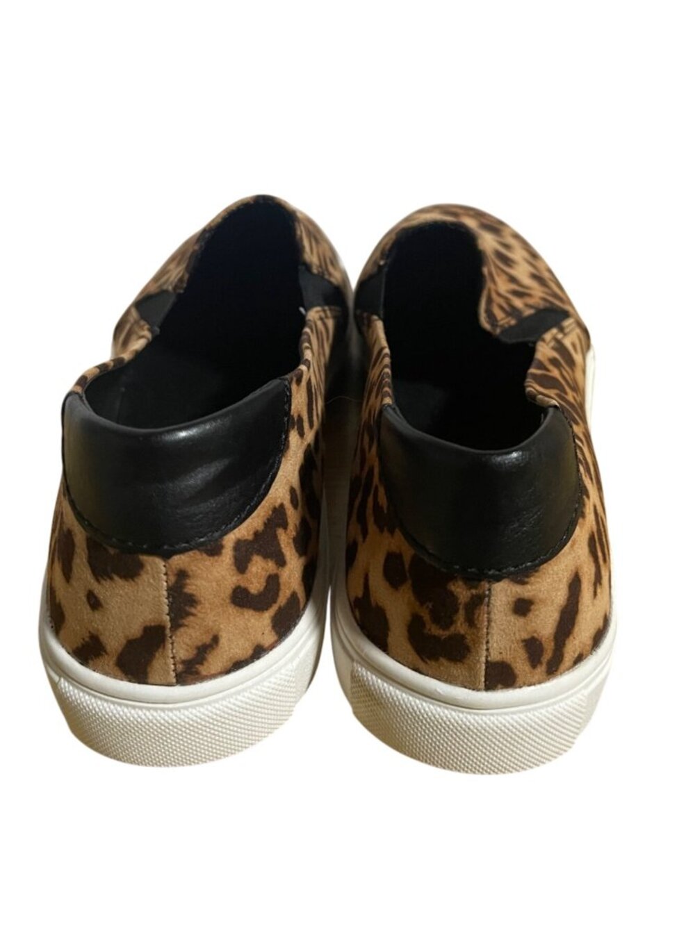 White Mountain Peyton Leopard Print Slip On Sneakers Womens 11 Casual Shoes - Picture 7 of 11